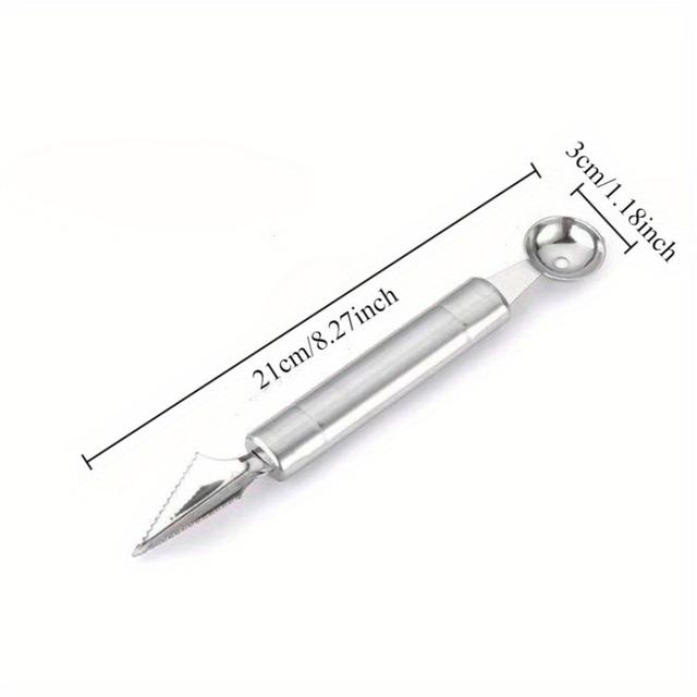 TEMU A Reusable Stainless Steel Fruit Spoon - Perfect For Carving, Peeling, And Fruits And Vegetables - Kitchen Supplies And Tools.