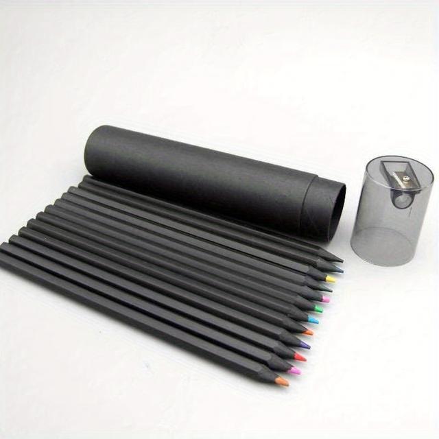 TEMU 12/36 Count Colored Pencils Set, Colored Oil Art Pencils For Adult With Oil-based Cores Premium Professional Art Drawing Pencil With Storage Box For Artists Beginners