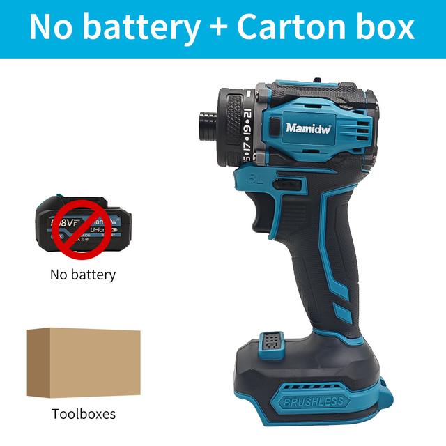 TEMU 380 Nm Brushless Schlagschrauber für Makita 18V (Nur Werkzeug) | 21-Positionen-Kupplung und variable Geschwindigkeit | Kompaktes Brushless-Design für und Heimwerker