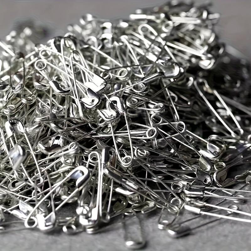 TEMU 1000 Safety Pins, 19mm/0.74 Inches, Small Mini Silvery For Sewing, Crafts, And Labeling