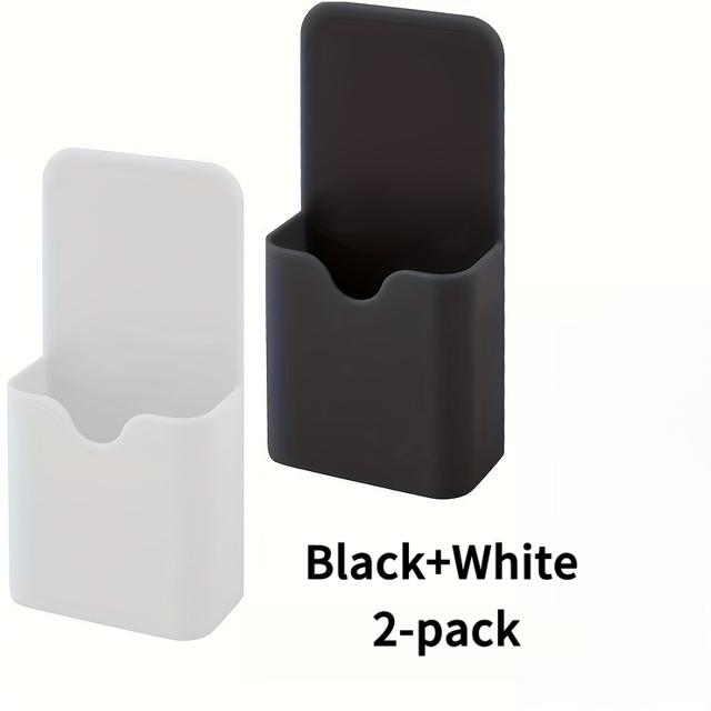 TEMU Magnetický úložný držákem na - přenosný, odolný plastový organizér do lednice, na tabuli, do skříňky - ideální pro kancelářské potřeby, , tužky, fixy, nůžky a další, magnetický úložný box