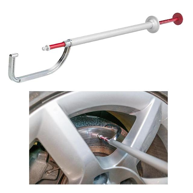 TEMU Measuring Tool Wear Test Detection Automotive Accessory 0-45mm Accurate Brake Disc Measuring Ruler Brake Pad For Motorcycles