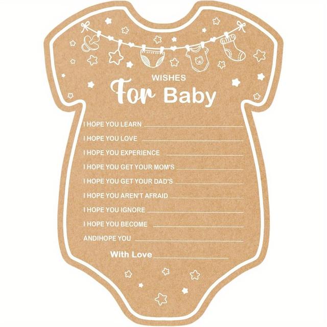 TEMU Set Of 32 Cards, Baby Shower Games, Wishes For Baby, Baby Shower Game, Baby Games For Baby Shower, Baby Shower Decorations, Baby Shower Ideas