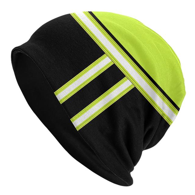 TEMU Firefighter Design Bonnet Hats Men Skullies Beanies Novelty Hats