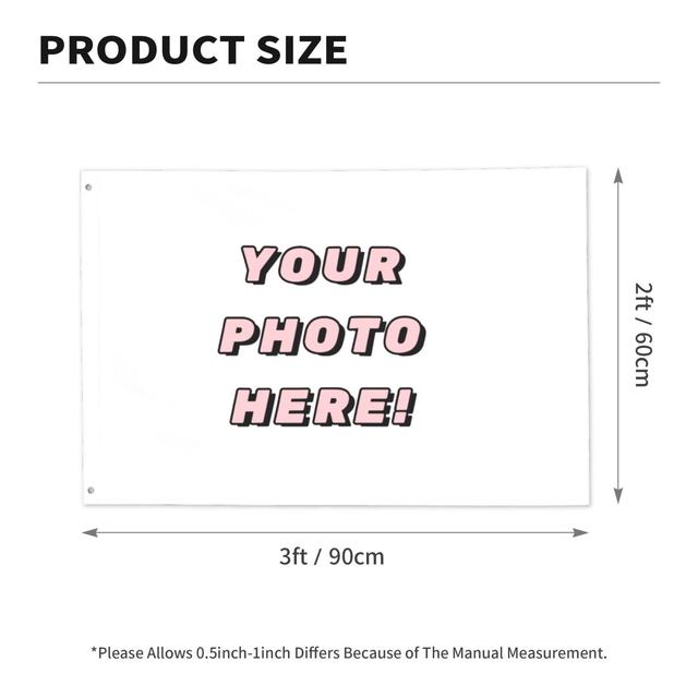 TEMU 1pc, Customizable Double-sided Garden Flag, Outdoor Yard Decoration, Halloween Christmas, Festive Outdoor Personalized Decorative Flag