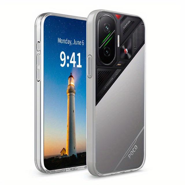 TEMU Phone Case - Ultra-thin Transparent Case For Xiaomi For Poco F7, Soft And Full-body Protection Against Drops, Scratch-resistant, High-definition With Feel, Protective Cover [4 Sizes ]