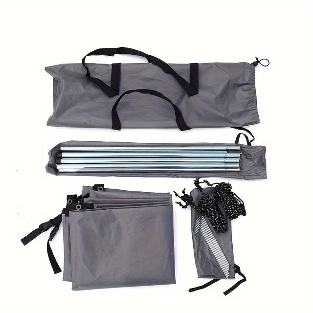 TEMU Un ensemble de tentes de camping extérieures avec un auvent latéral pour les SUVs disponibles en couleurs, parfait pour la protection solaire, au vent et cadeau de Pâques.