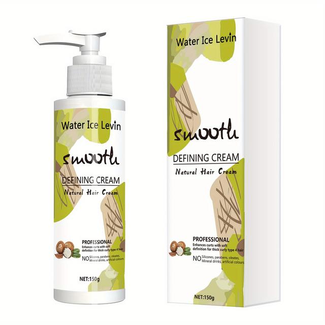 TEMU Cream - Unlock Luscious, Tamed Curls For Wavy & Curly Hair Types - A , Hair-smoothing Formula To Enhance Natural Definition And Texture