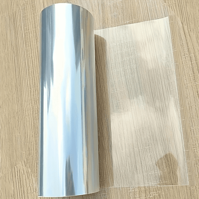TEMU Industrial-grade Clear Pvc Sheet - High Temperature Resistant, 0.3mm Thick, Transparent Pet & Pc Plastic Roll For Crafting, Storage, And Diy Projects