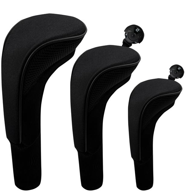 TEMU 3 Interchangeable Label Golf Head Covers, Suitable For And Driver Clubs, Golf Accessories
