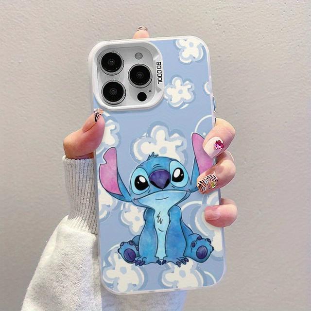 TEMU Stitch Full Coverage Phone Case Protective Case Suitable For Iphone 11/ 12/ 13/ 14/ 15/ 16 Pro Max/ Plus X/ Xs/ Xsmax Series Protective Case, Birthday Christmas Valentine's Day Gift