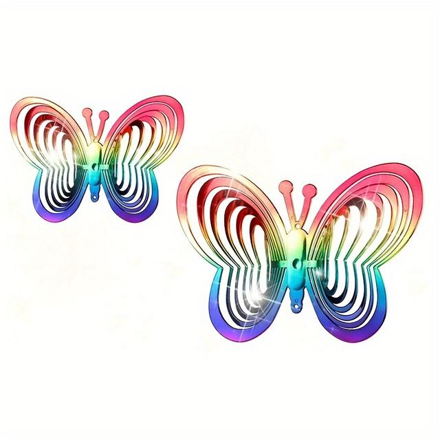 TEMU A Gradient Color Wind Chime, A Decorative Wind Chime For Birds In The Garden