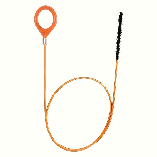 TEMU Multi-functional Drain Cleaner Set (multiple Sizes ) - Stainless Steel Nylon Scratch-proof Dredge Tool, Suitable For All Household Pipes