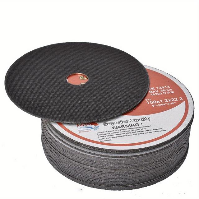 TEMU 25pcs 4in Stainless Steel Thin And Wheels-metal