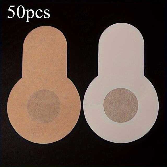 TEMU 50/100 Stück unsichtbares, atmungsaktives, elastisches Anti-Sacken-Bügelband für die Brust geeignet für Party-Hochzeitsunterwäsche und Dessous-Accessoires Halloween-Kleiderhebeteppich