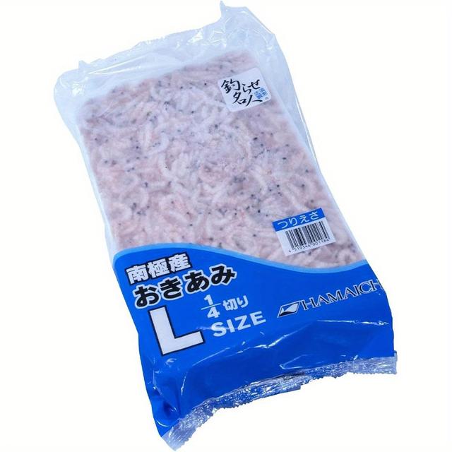 TEMU 3ブロック ハマイチ オカミ ライブフローズンフィッシングベイト - Lサイズ 3kg ブラック、淡水・海水釣り用高品質誘引料