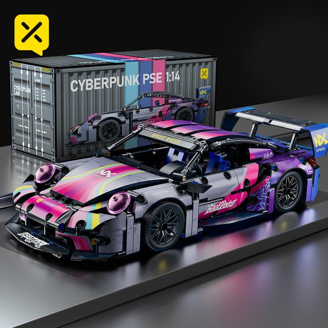 TEMU 1020 stuks Edition Supercar Model Bouwblokken Set, Raceauto Montage Blokken en Constructiespeelgoed, Volwassen Verzamelbaar Set, Verjaardags- of Kerstcadeau