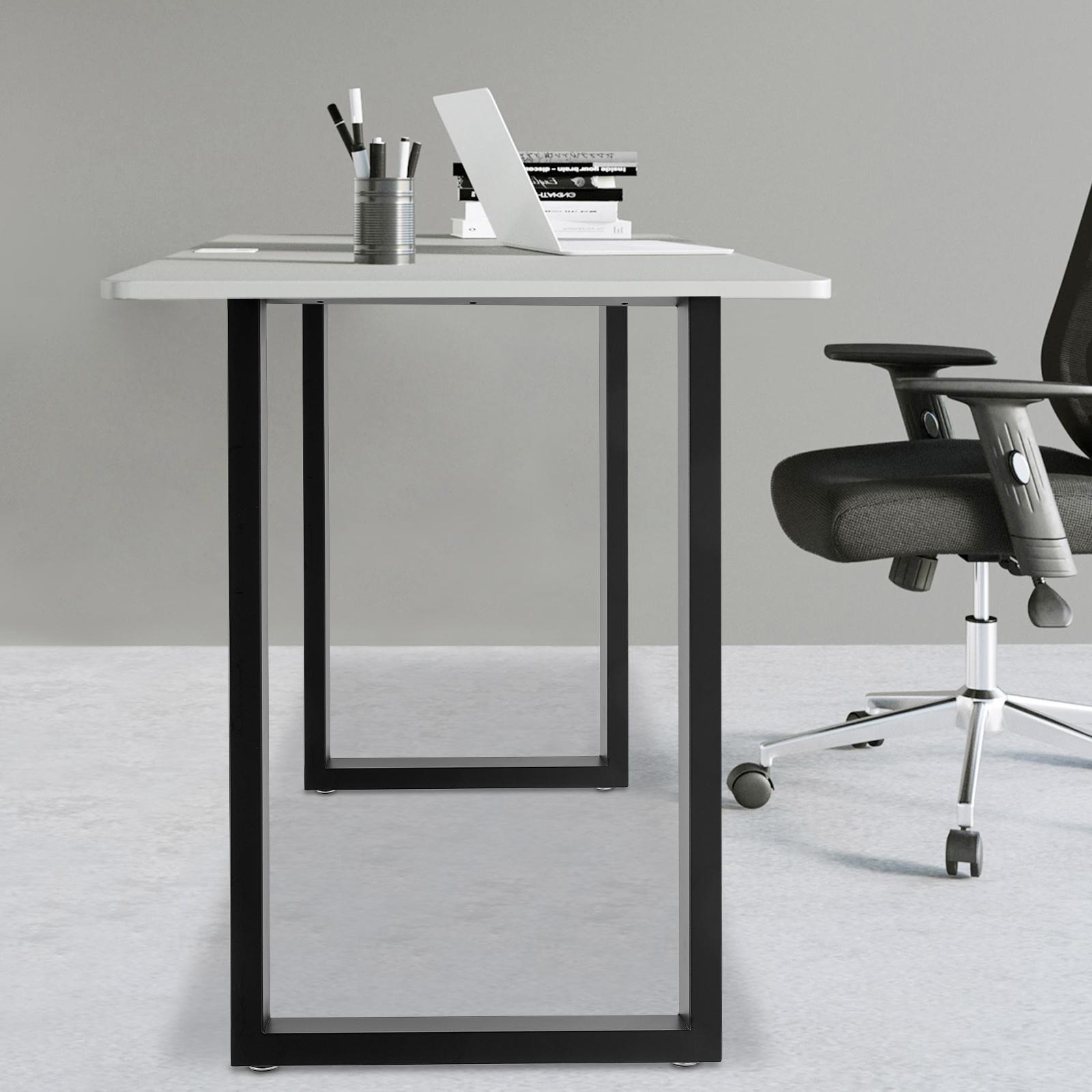 TEMU Square Tube Legs 2pcs- Black.a Good Metal Table Leg Of Good Material To Its Stability And Durability, But Have Enough Weight-bearing Capacity To Placement Needs.