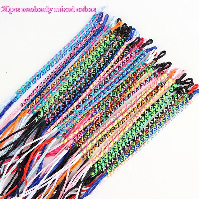 TEMU /50 Stück/Lot Ethno-Stil Bunte Handgewebte Armbänder für Männer und Frauen – Modische Retro-Geschenke für Geburtstage & Partys