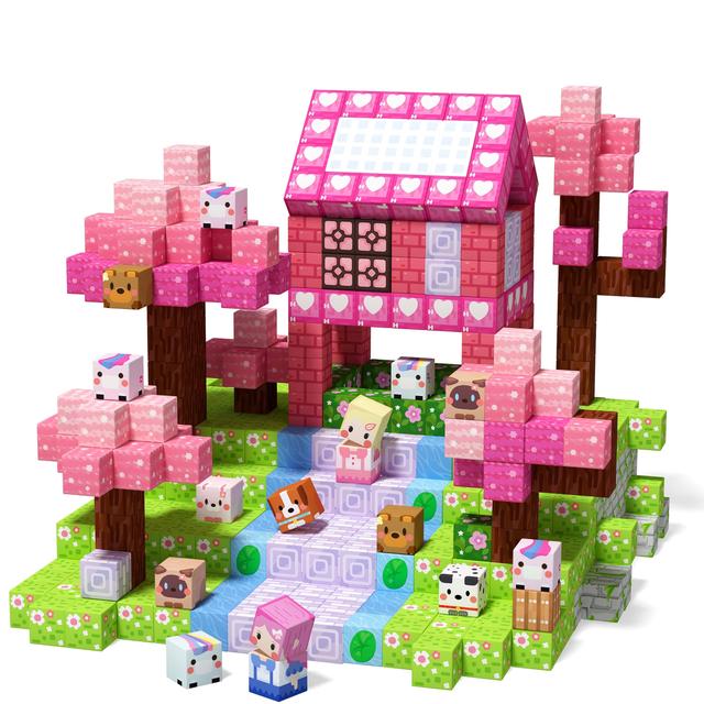 TEMU 100pcs Magnetic Building Blocks Suitable For Girls 3+, Princess-themed Magnetic Tiles - Stem Educational Toys With Upgraded Compatible For For Princess Castles,, Houses