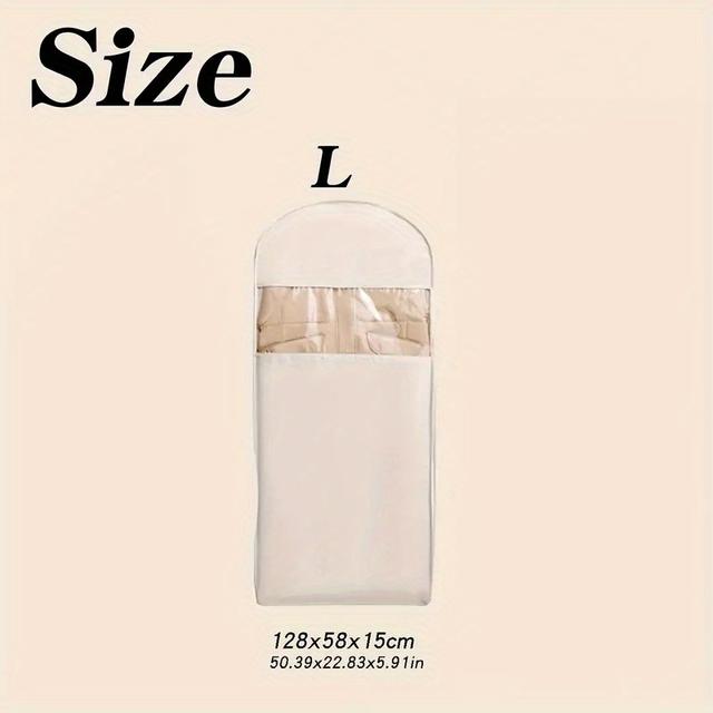 TEMU 透明窓付き、コンパクトで収納性の高い式衣類バッグ - 耐久性のある素材、式 - ジャケット、スーツ、コートの収納に最適 - 旅行や家庭の整理に便利 - | 透明窓付きバッグ | 式収納バッグ、式収納