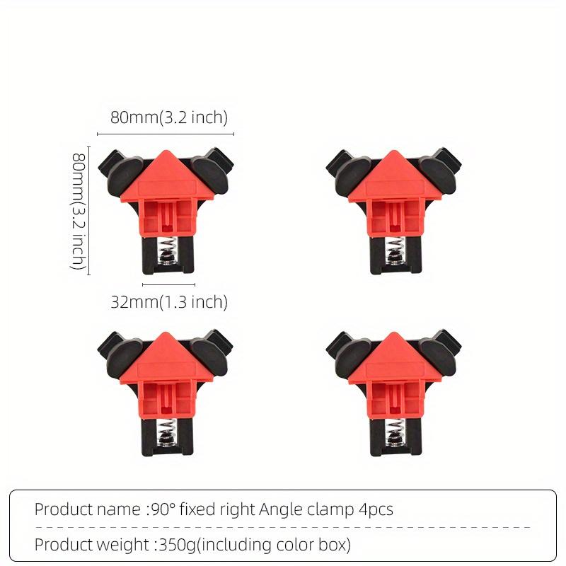 TEMU Premium Woodworking Angle Clamp Set Of 4 90-degree Right Angle Clamps, Adjustable Fixed Clamps Woodworking And Hand Tool Projects