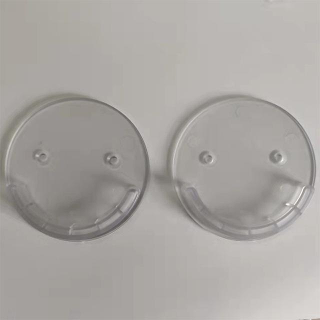 TEMU 2pcs Pole Hanger Holder, Plastic Self Adhesive Wall Rack, Round Rod Support, Curtain Shower Curtain Rod Holder, Utility Hooks