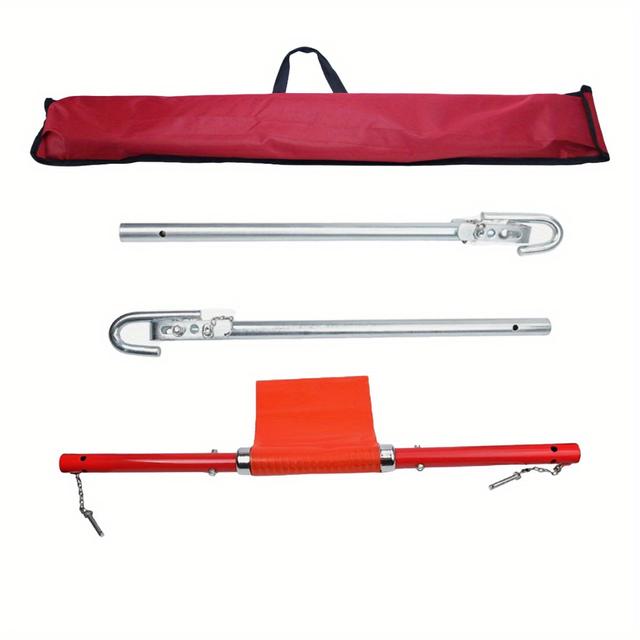 TEMU 3 Ton 3000kg Towpole Car Van Recovery Towing Bar Tow Pole+ Damper Spring + Bag