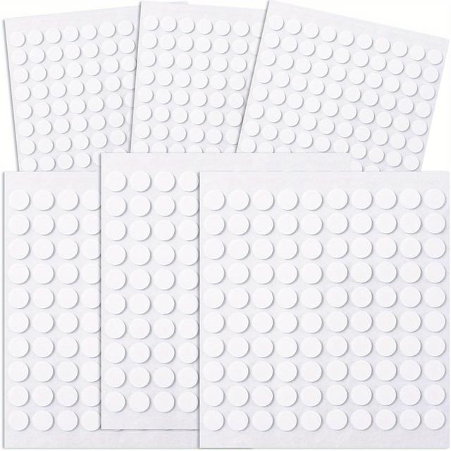 TEMU 600pcs Foam Dots Squares Stickers, 6 Sheet 3d Double-sided Foam Adhesive Squares, Precut Foam Tapes For Diy Arts Crafts For Halloween Christmas - 2 Sizes (0.31in, 0.39in)