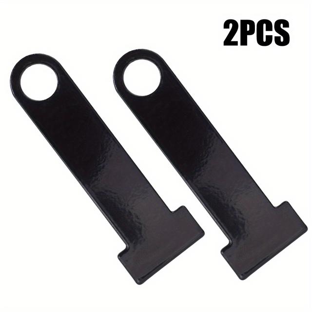 TEMU Set Of 2 Helmet Strap Steel Ring Locks For Securing Motorcycle And Bicycle Helmets, Featuring Extension Buckles And Anti-theft Connectors.