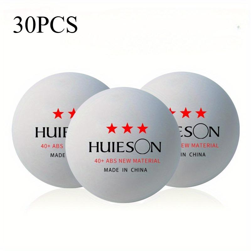 TEMU 30 Pelotas de Tenis de Mesa de Elasticidad - Equipo de Entrenamiento de Competición Profesional, Duraderas, Muy Adecuadas para Entrenamiento y Competición