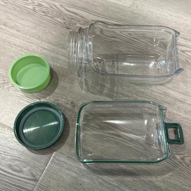 TEMU A Salad Bento Box, Transparent And Fresh-keeping Container, Leak-proof Sealed Lunch Box, With A Separate Sauce Container, Easy To Carry, Detachable, Wet And Dry