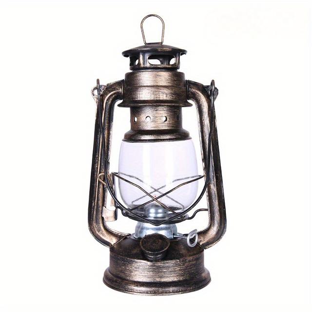 TEMU Vintage Candle Holder - Indoor Decorative Ornament, Photography Prop, Portable Camping Candle Holder, Bar And Inn Atmosphere Hanging Decor, Outdoor Courtyard Decoration, Suitable For All