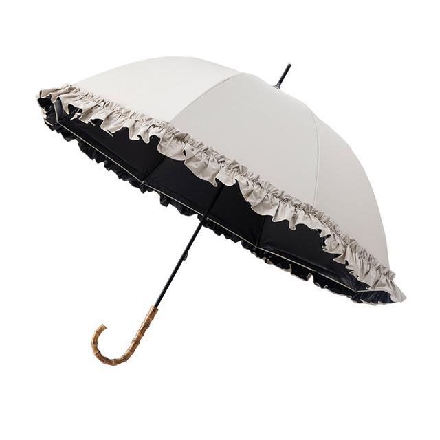 TEMU レーススカートデザイン付きアップグレード版8ラバーサン、アルミニウム合金ストレートポール＆カーブドハンドル、99%UV保護 雨と晴れの両用、おしゃれな夏必需品、アウトドア傘、トなアクセサリー
