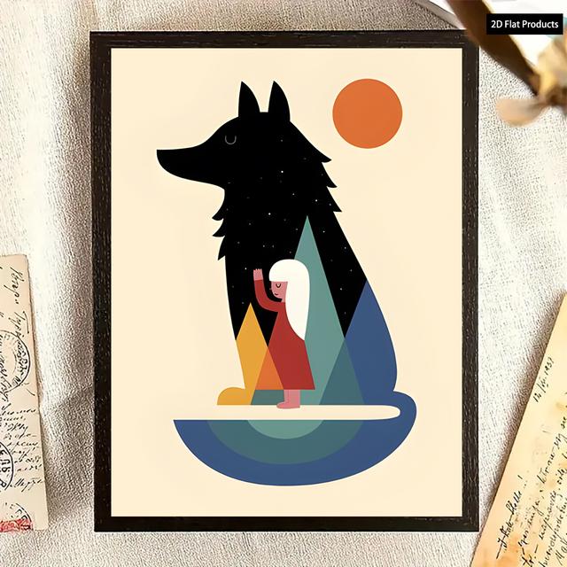 TEMU 1 stuk, Zonder lijst, 12×16 inch / 16×24 inch / 20×28 inch / 24×36 inch, Beste Vrienden