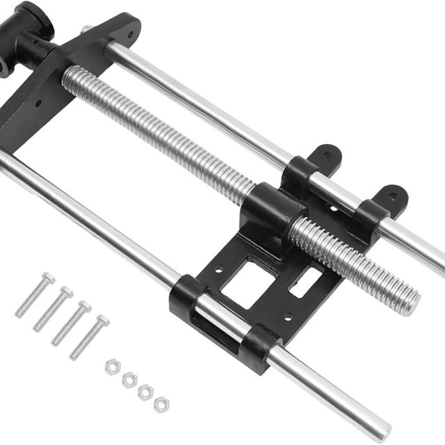 TEMU 10-inch Heavy-duty Woodworking Vice With Front Pliers And Collet - Ideal For Planer Benches & Workbench Clamping