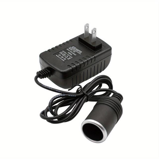 TEMU To Ac Converter 120v To 12v With Led Indicator Ac/ Transformer For Car
