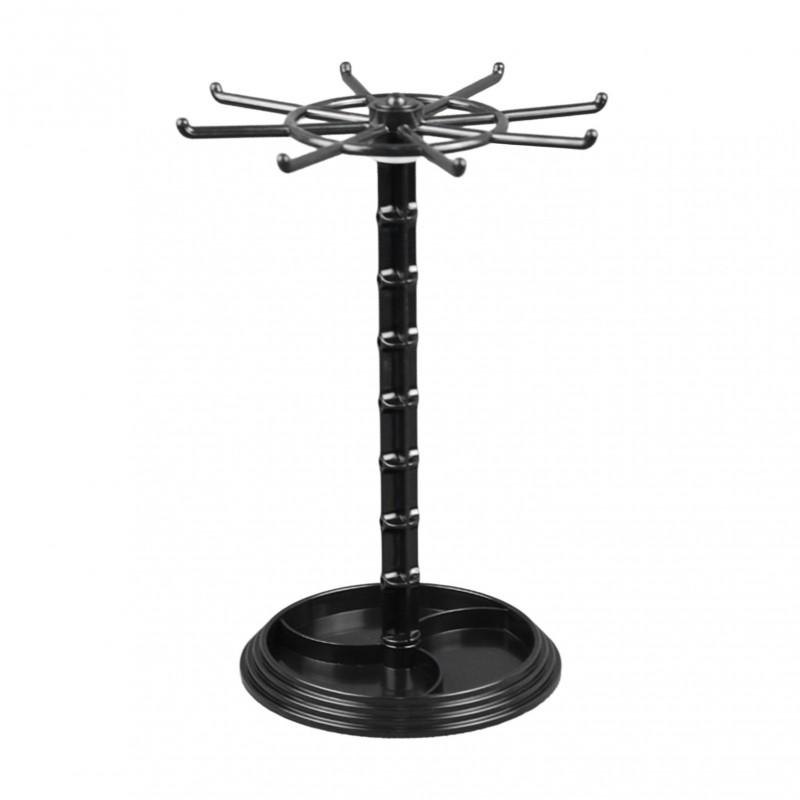 TEMU Rotating Keychain Display Stand For Keys & Hair Scrunchies - Desk Organizer & Holder