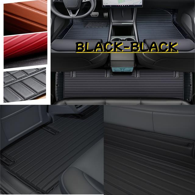 TEMU لـ HAVAL لـ H9 5 مقاعد 2024-2025 هدايا الهالوين، بساط PVC متعدد الطبقات مُحسّن وسميك، مقاوم للبلى وسهل التنظيف، لا يتشوه، بدون رائحة