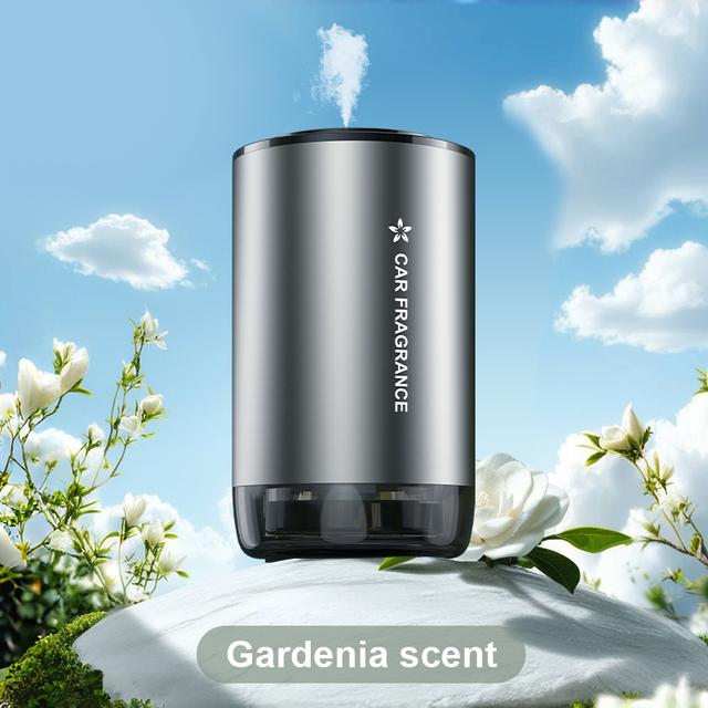 TEMU Smart Car Air Freshener, New Smell Diffuser, Star Projector & Rgb Voice-activated, 5s Full Odor Clean, 3 Mode Adjust Auto , 50ml Refillable Natural Scent Last Up To 135 Days - Scent