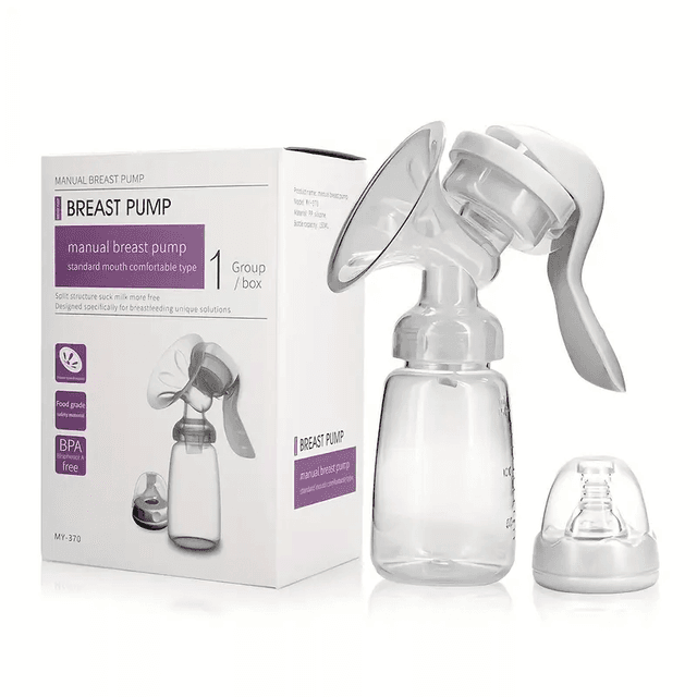 TEMU 1pc Painless & Portable Manual - High Suction, Chemical-free For Postpartum Moms, Milking Machine