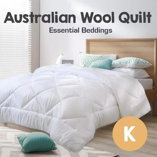 TEMU 1pc 500gsm 100% Merino Wool Quilt Soft&breathable Wool Quilt Duvet Christmas Gifts