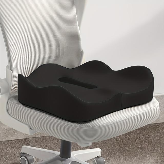 TEMU Ergonomic Memory Foam Cushions | Soft And , Contoured To Body , Suitable For Wheelchairs, Car Seats, And Office Chairs, Knit Fabric, And Colors