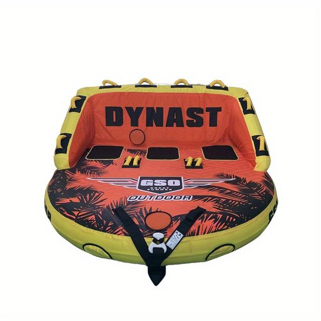 TEMU 【商品名】インフレータブルソファ スピードボート、インフレータブルタウリング、サーフィン、スキー - 新しい体験！スーパーソファホース（ボート用）、ボート用インフレータブルホース、フロント＆リア牽引ポイント。1～3人用、ウォータースポーツ、スキー、多人数スキーに最適。