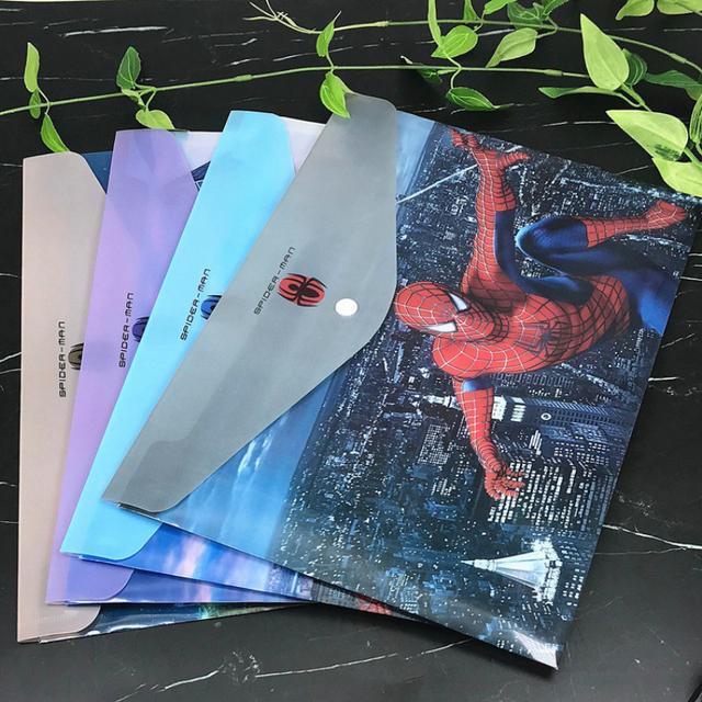 TEMU 4pcs -man Cartoon File Bags, -man Cartoon Snap Bags For Documents, Ideal For Office Use, The Perfect Storage Solution!