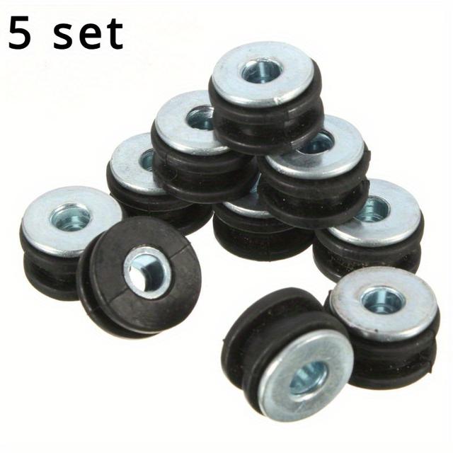 TEMU 10pcs/5 Set Motorcycle Maintenance Kit - Windshield/shell/vibration Dampening Rubber Gaskets With Shock Absorption Spacers