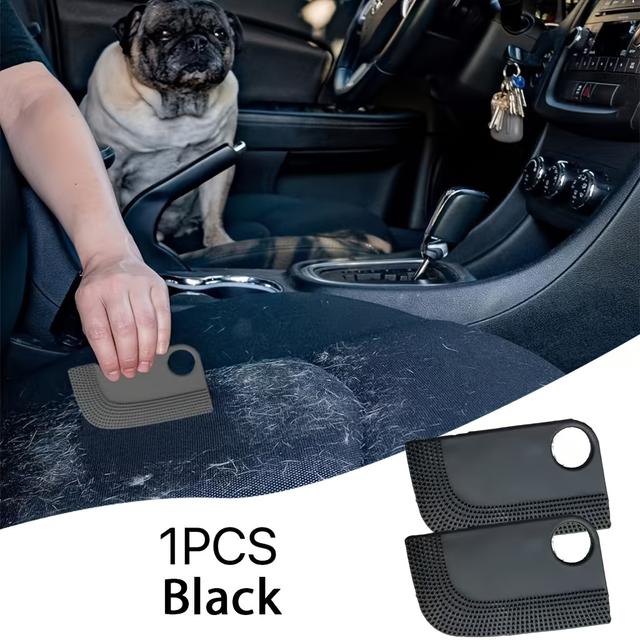 TEMU A Brush For Removing Hair In And A Car Interior Cleaning Brush That Works In 3 Seconds - A Portable For Pet Hair Removal With An Ergonomic Handle, Reusable For Car Seats,