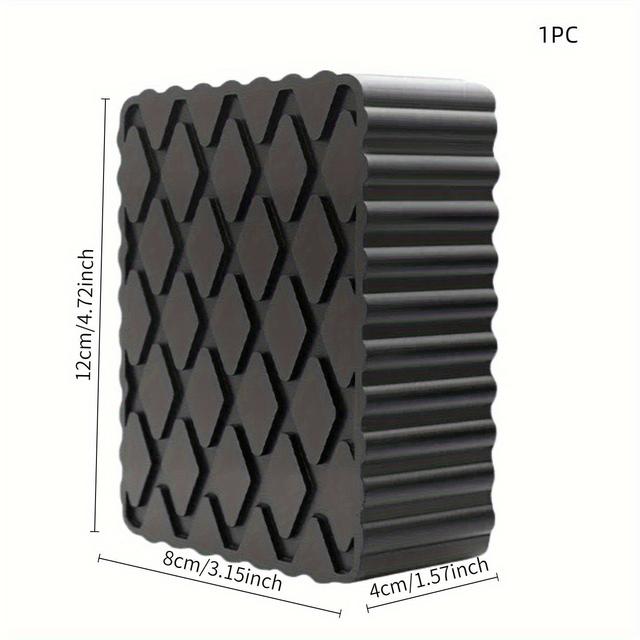 TEMU Vielseitige Hochleistungs-Gummipads, Feste Gummihochblocke für Autowagenheber und Ständer – In verschiedenen Größen erhältlich