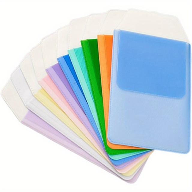 TEMU 10 Stück Hemdtaschen-Schutz, Laborjacken-Taschenorganizer für Stifte und Bleistifte, Auslaufsicherer Taschenhalter in Gemischten Farben für , Büro und Schule