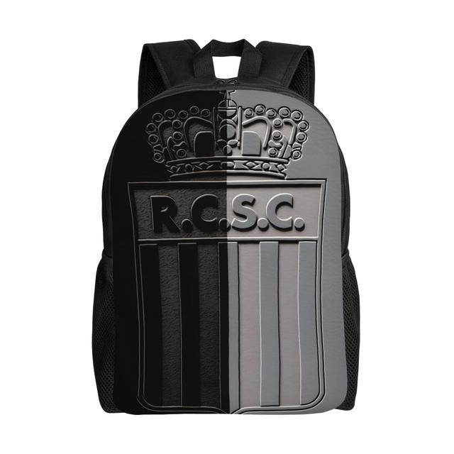 TEMU 1pc Back To School First Day Of School Solid Royal (12) Rucksack Travel Zipper Closure Royal Male Lady Laptop Bag Birthday Gift, For Teenager